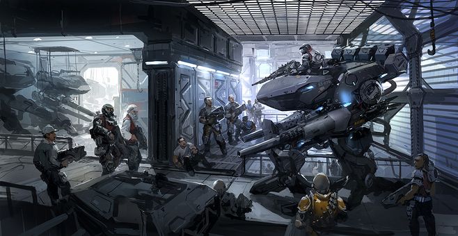 #星際科幻場景氣氛# #未來世界# #概念圖# #原畫# #CG 游戲# #機械概念設計# #電影氣氛圖# #科幻概念場景#