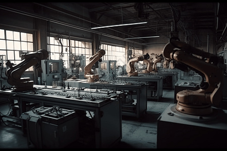 使用機械臂組裝汽車