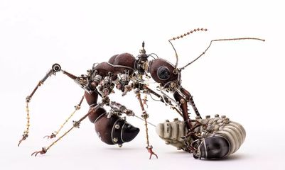 日本造型藝術家宇田川譽仁《機械昆蟲制作全攻略》要出簡體中文版啦!_動漫_網