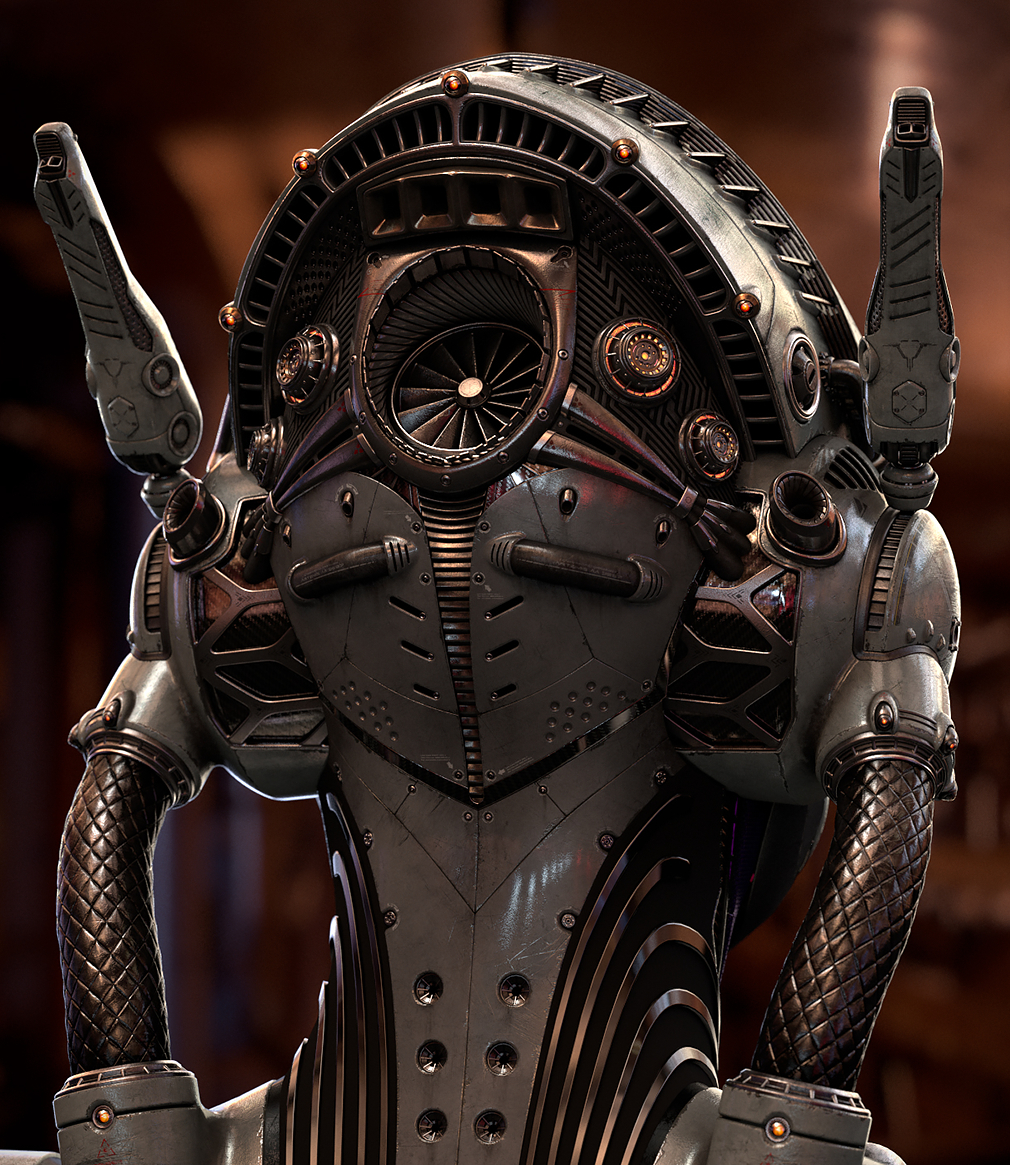 超酷的科幻機械模型!質感滿滿!