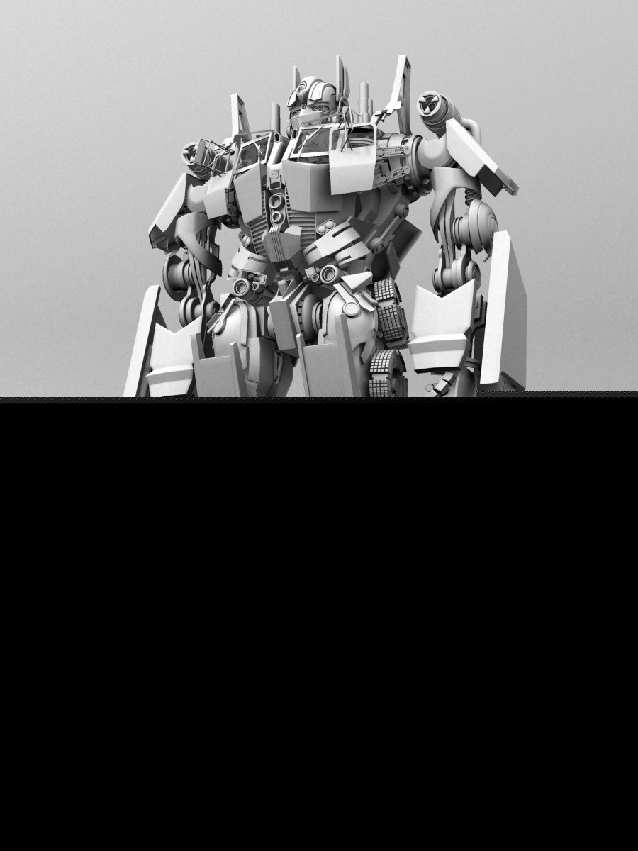 變形金剛建模|人物/生物|三維|周巖 - 原創設計作品 