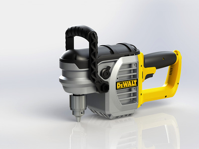 Dewalt電鉆 - Solidworks練習(xí)|工業(yè)用品/機(jī)械|工業(yè)/產(chǎn)品|Jason搞設(shè)計(jì) - 原創(chuàng)設(shè)計(jì)作品 