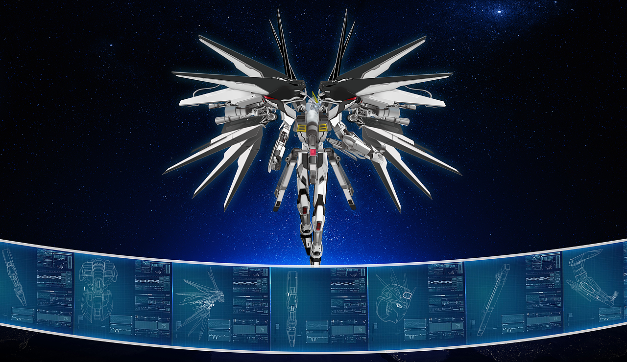 高達壁紙練習 在機械美學中捕捉動漫靈魂